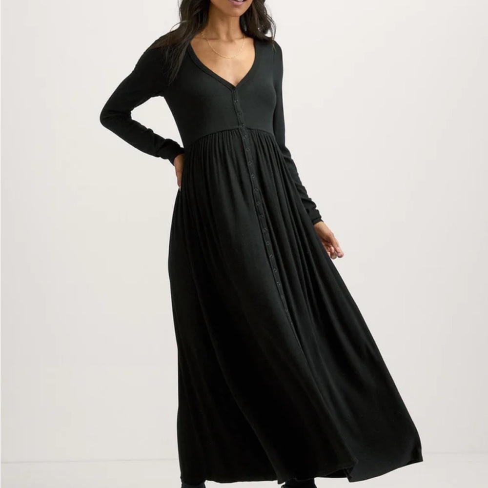 Hatch NWT The Softest Rib Nursing Dress
